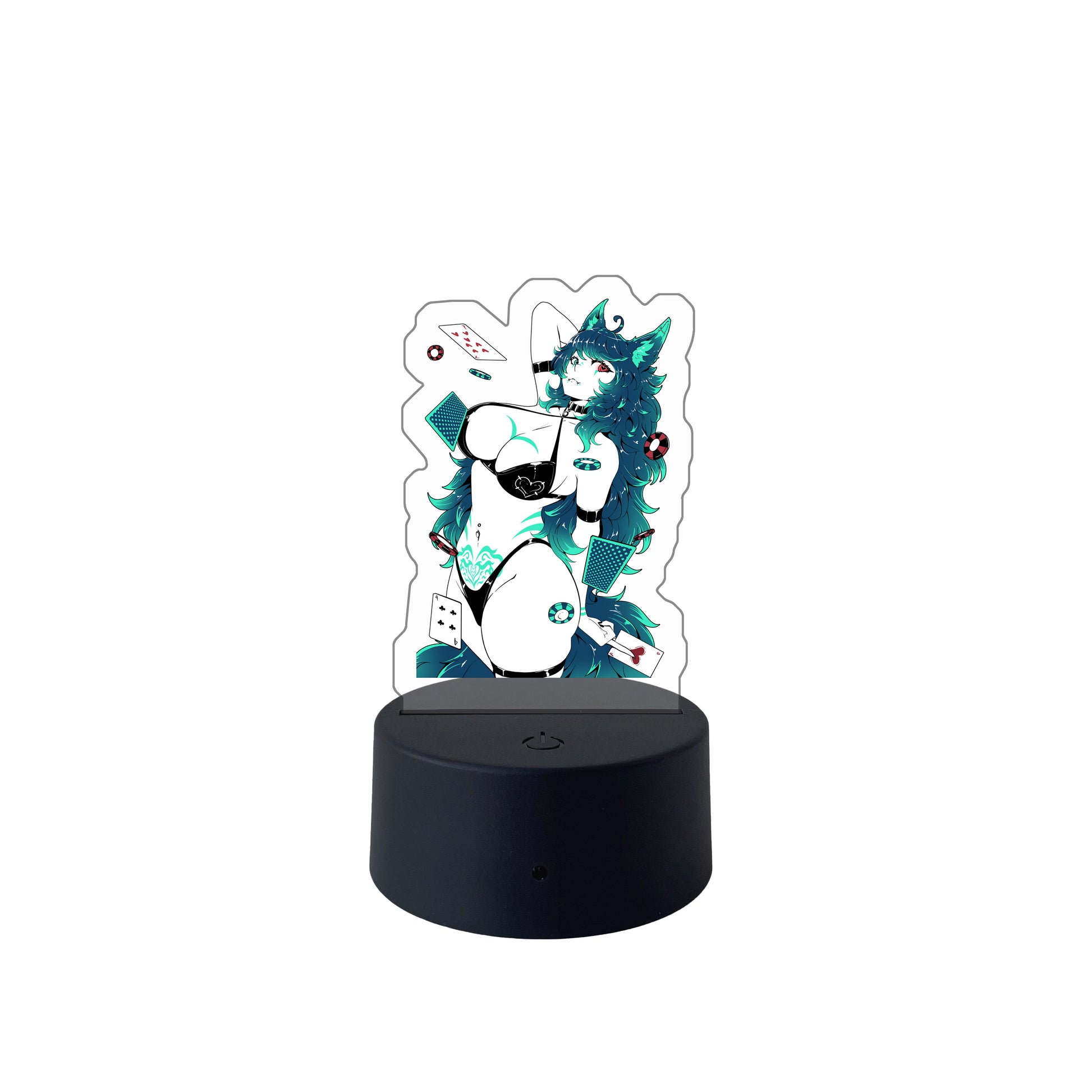 FaunaPup "Gambler Hellhound" LED Desk Lamp