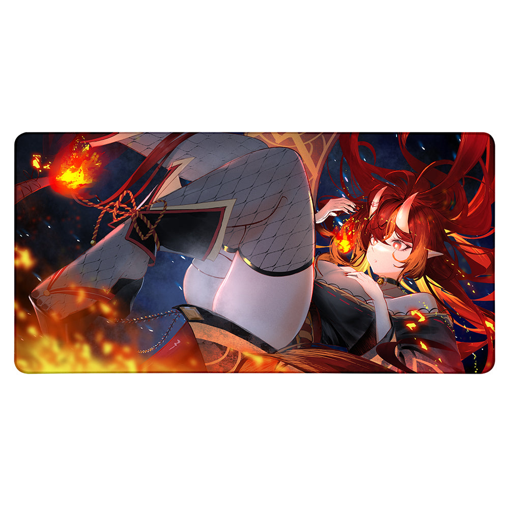 FireOniRei Embers Heart XXL Mousepad