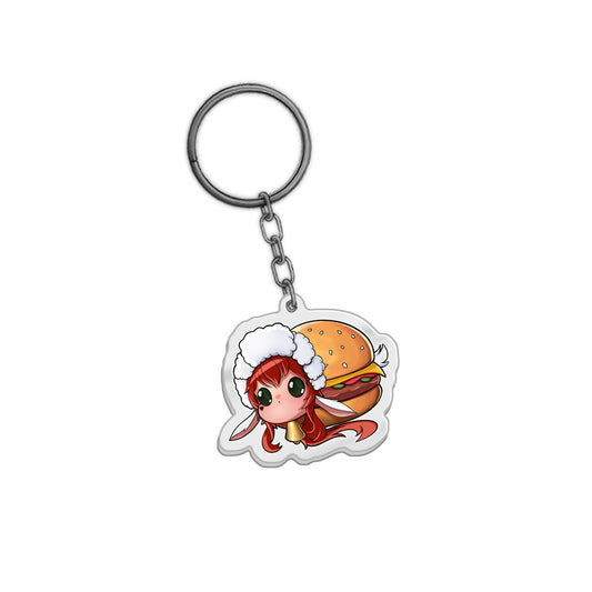 FluffyTheSheep "Sheepburger" Keychain