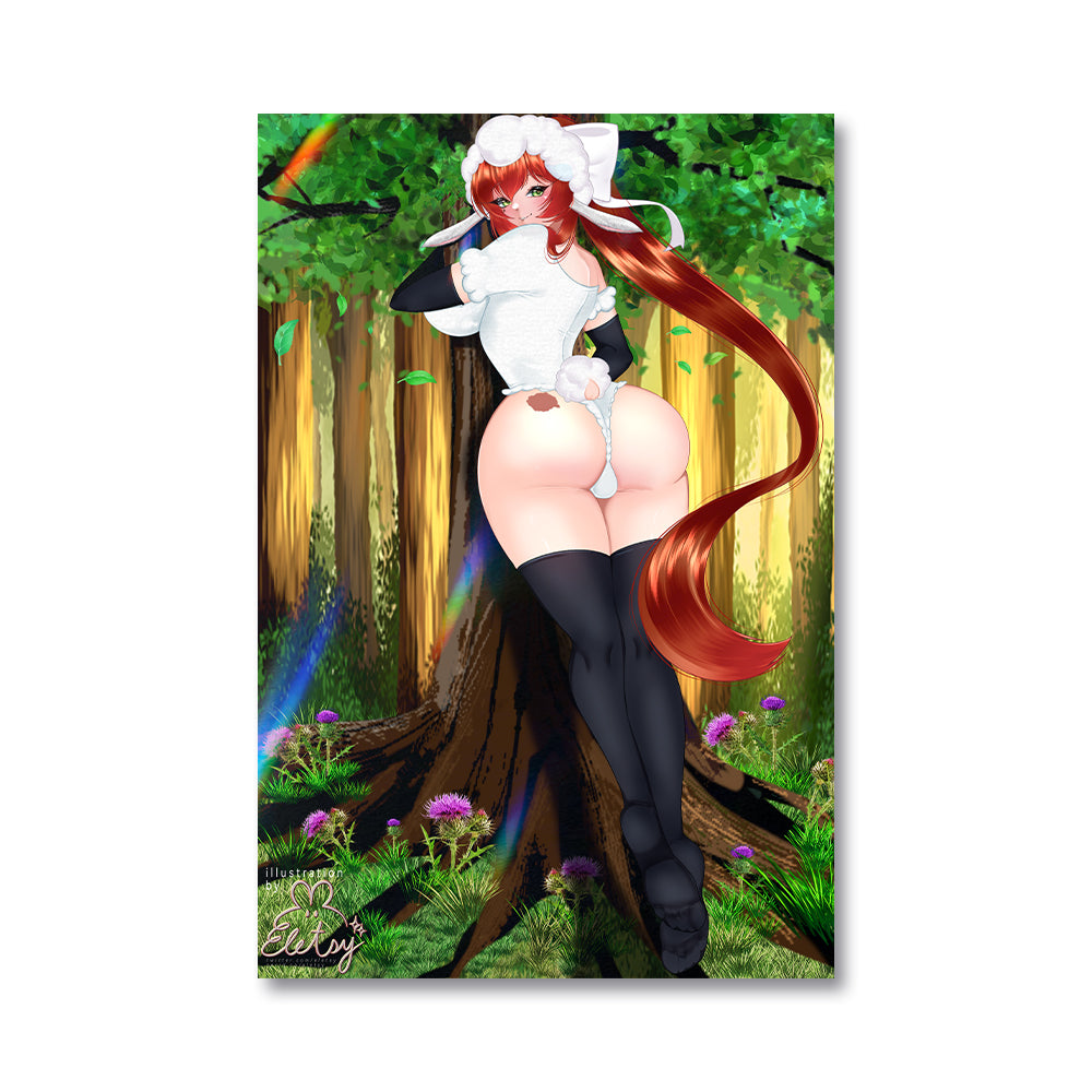 FluffyTheSheep "Forest & Fluff" Poster