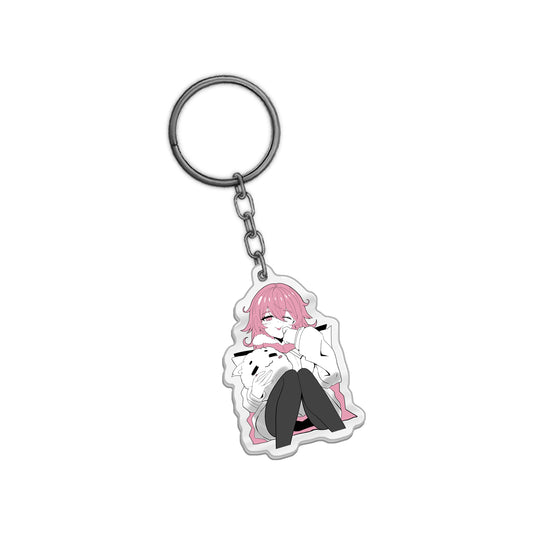 fluffyzegem "Comfy & Fluffy" Keychain