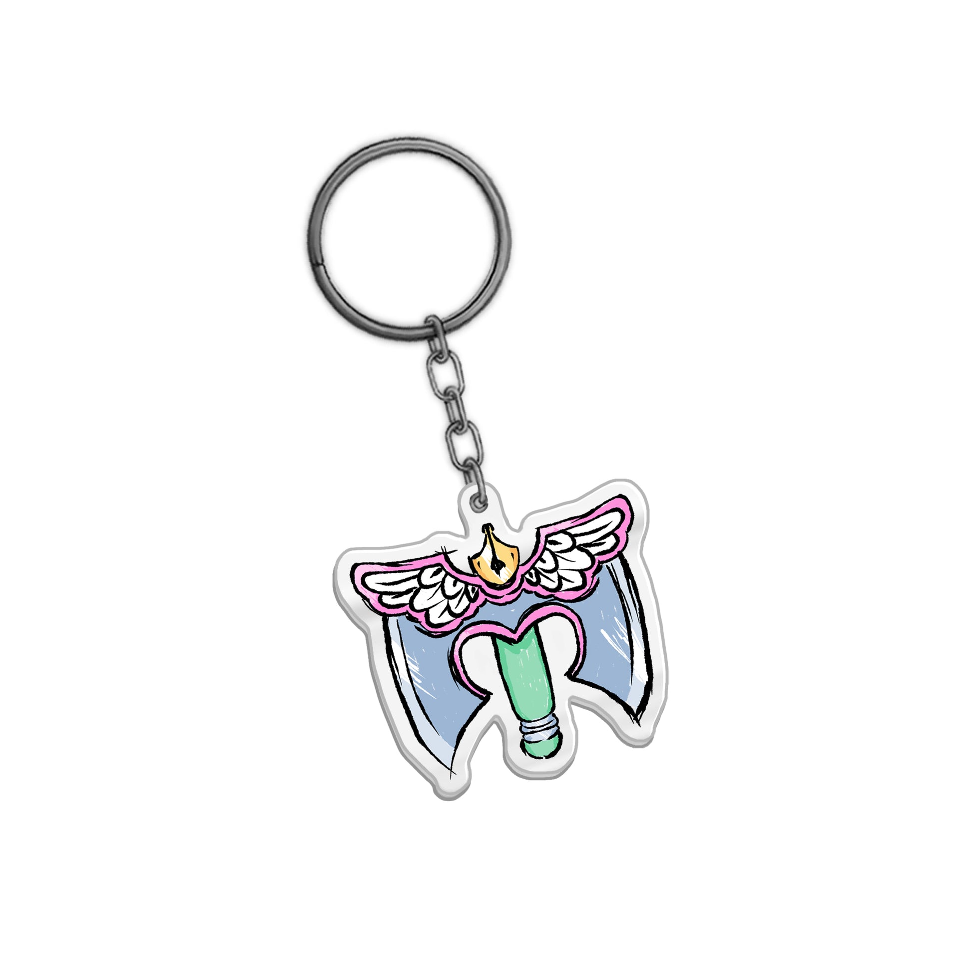 FroggyPhD "Frog Hammer" Keychain