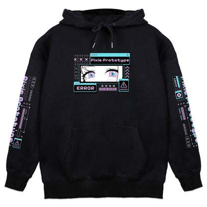 Pixie Prototype System Glitch Hoodie