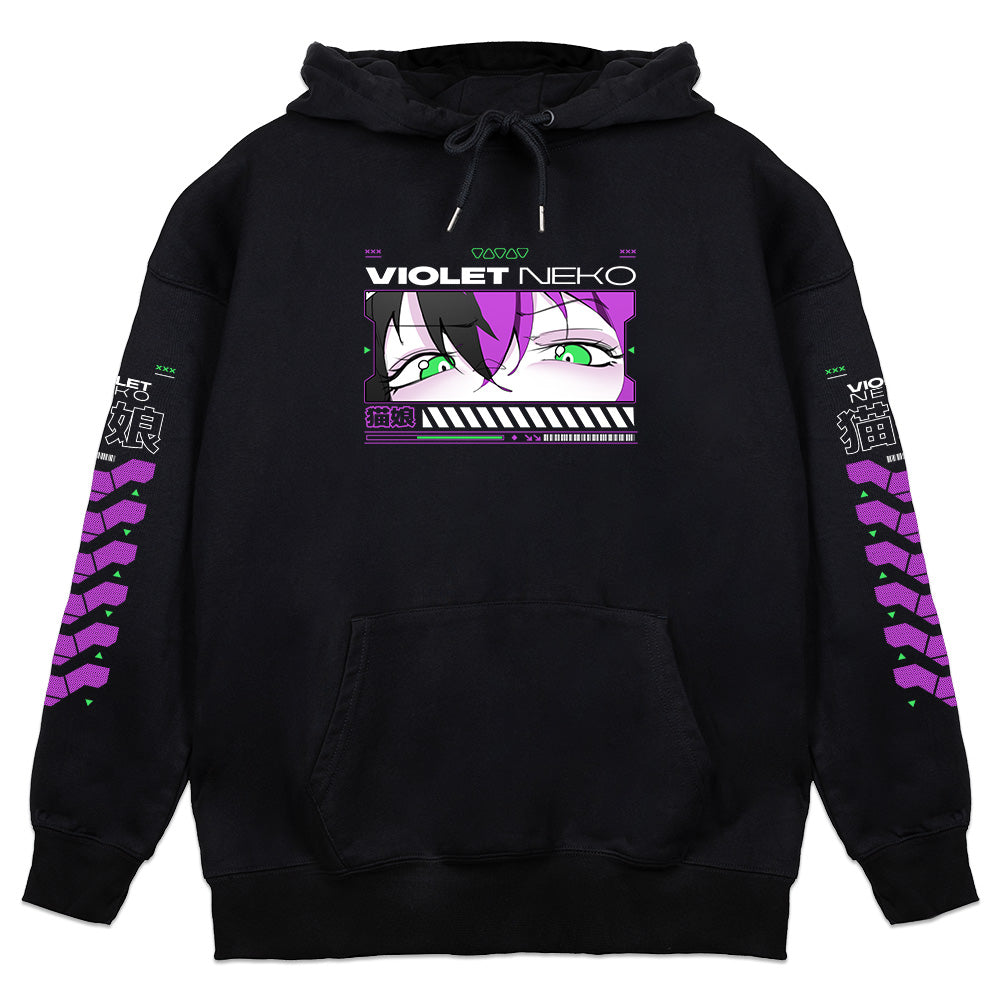 VioletNeko Degen Cat Girl Hoodie