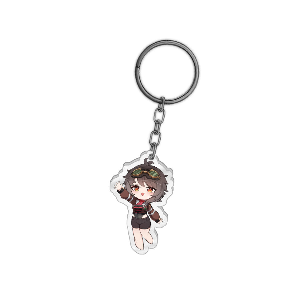 FrostedFricks Chibi Keychain