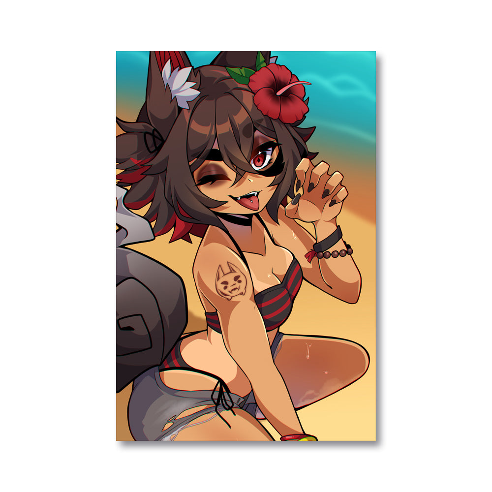 FuuLuluu Beach Bum Poster