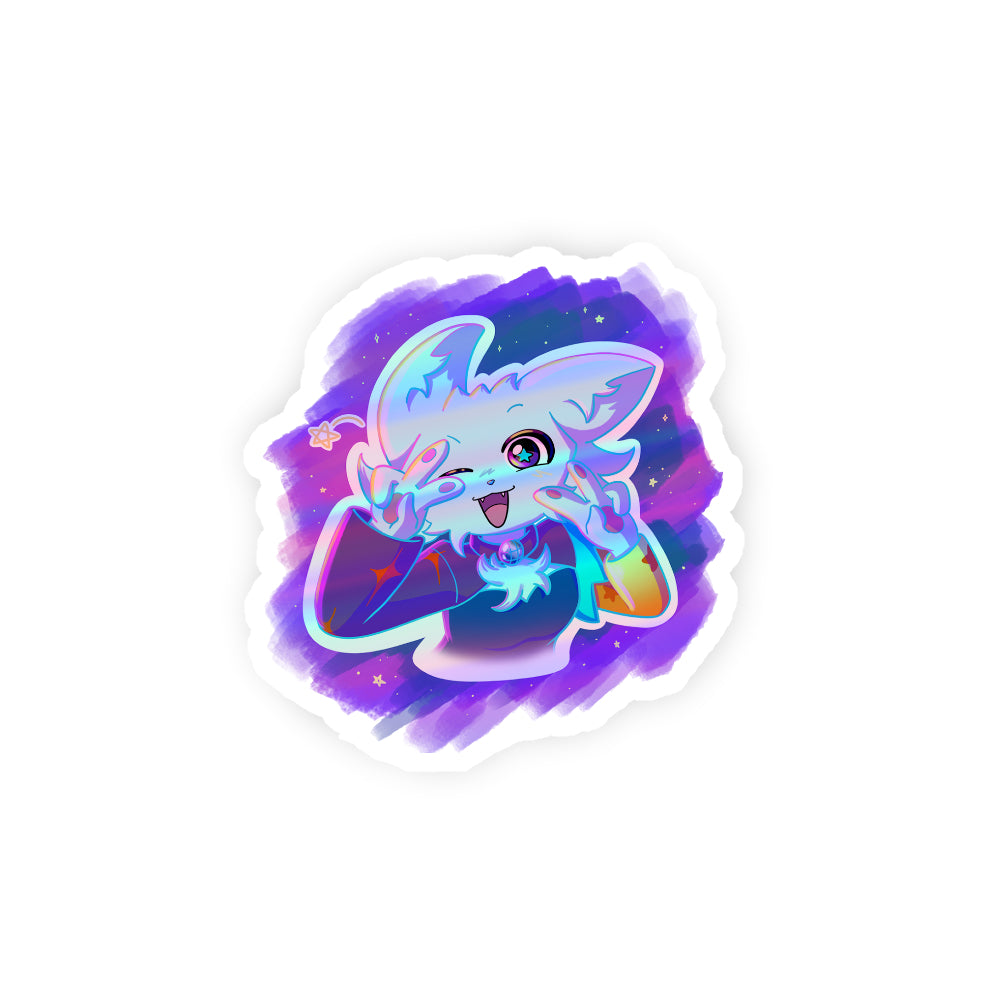 FuzBallVT Holographic Sticker