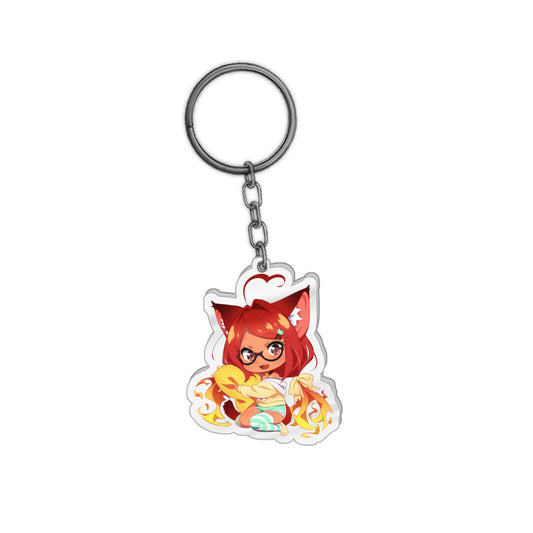 Fyre Cozy Chibi Keychain