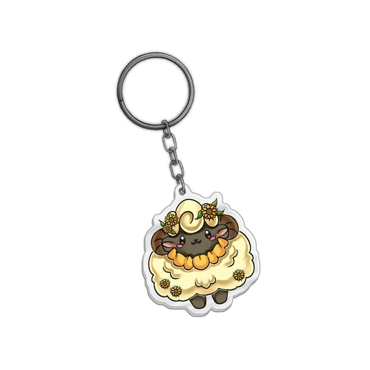 GlassesJournal Mascot Keychain