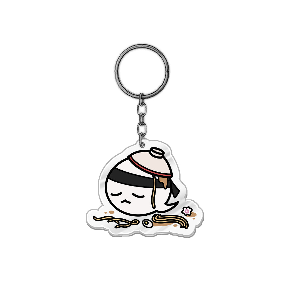 Going Ghost Spilled Noodles Acrylic Keychain