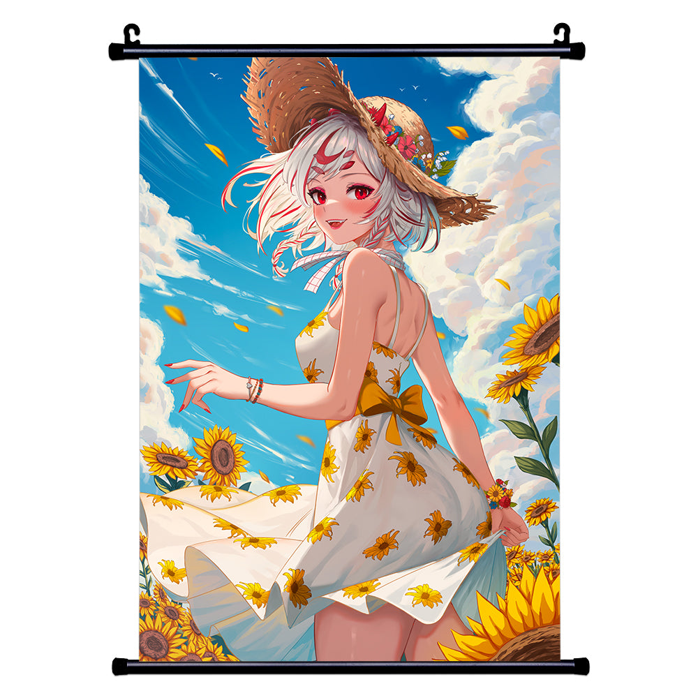 Gomi Sunflowers Wall Scroll