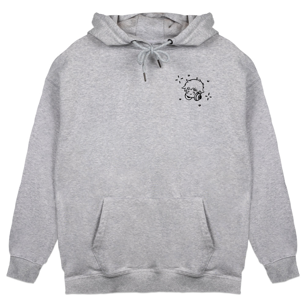 Itscoffeerun Keep It Running Heather Grey Hoodie