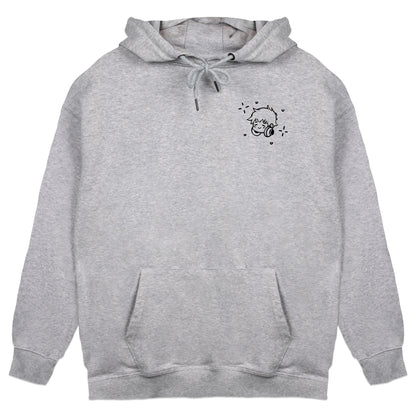 Itscoffeerun Keep It Running Heather Grey Hoodie