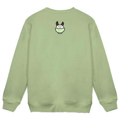 RiceyVT Sea Bunny Green Crewneck