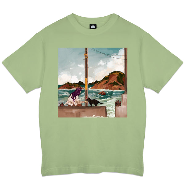 We’re Alright Album T-Shirt (Green) – UwU Market