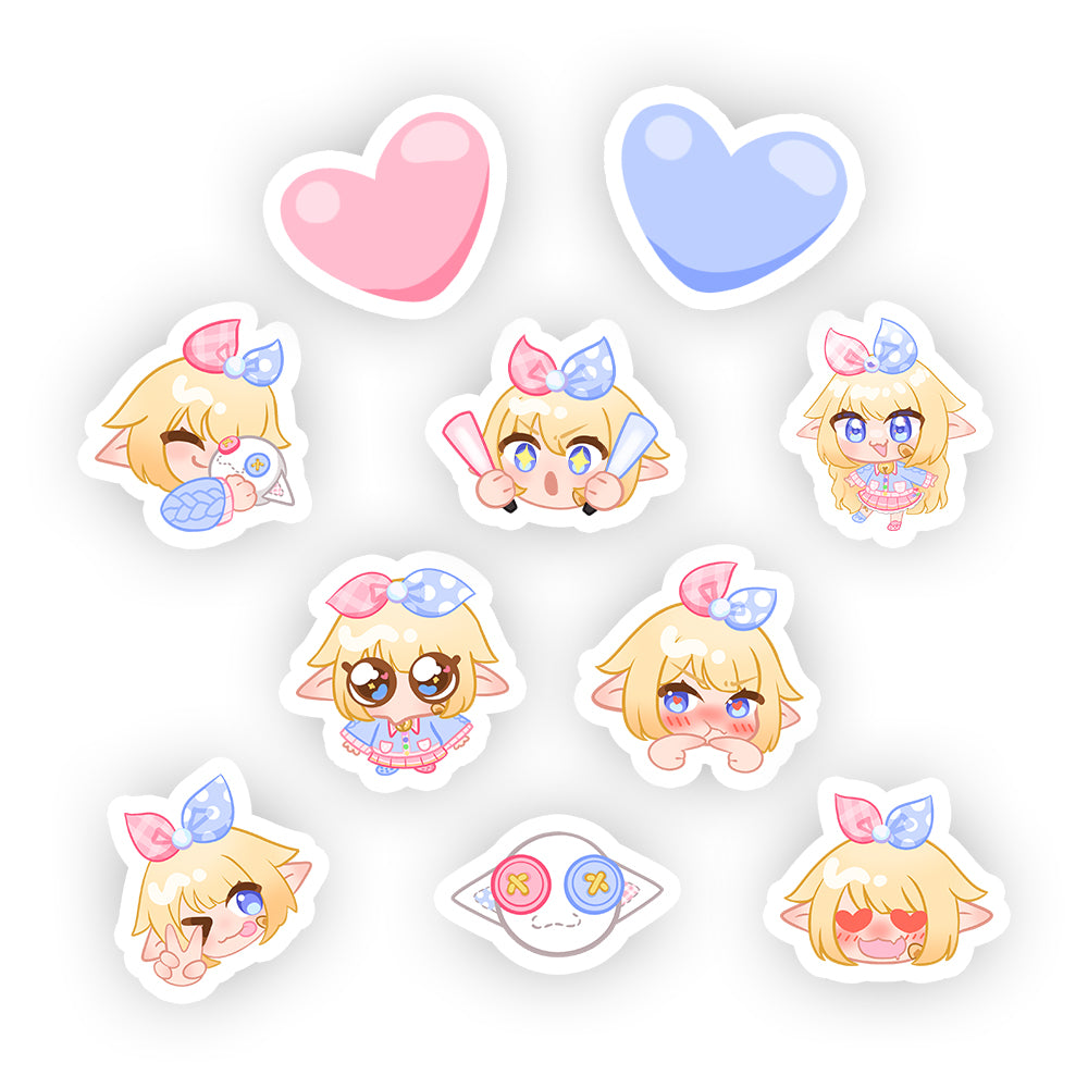 Grem Lili "Emotes" Sticker Pack