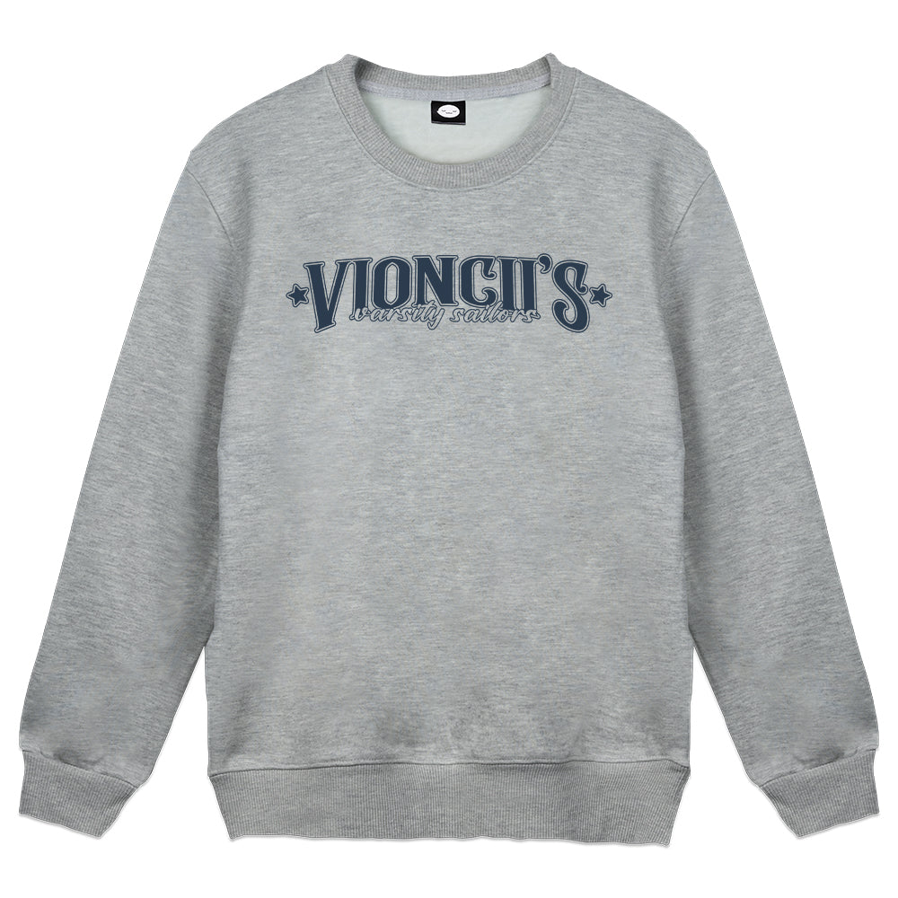 Vioncii Varsity Sailors Crewneck (Heather/Blue)