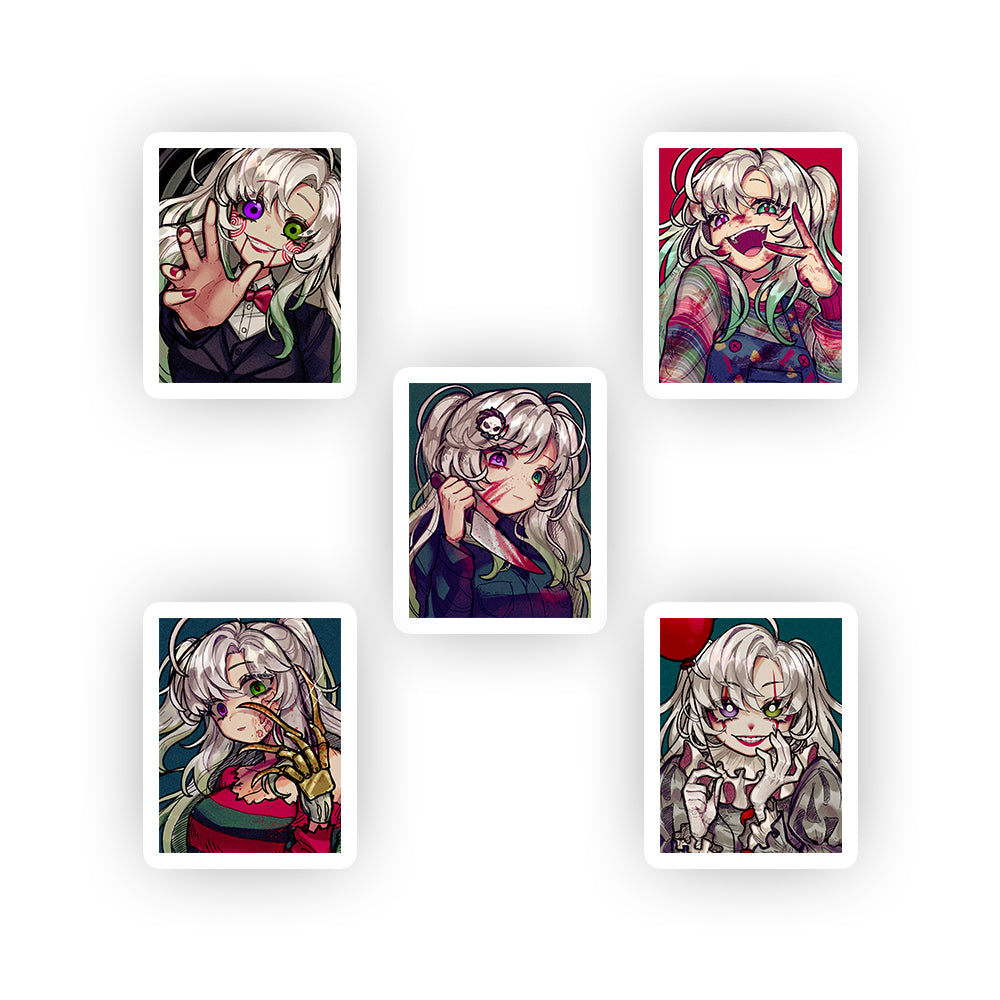 HanaYoshida Horror Sticker Pack