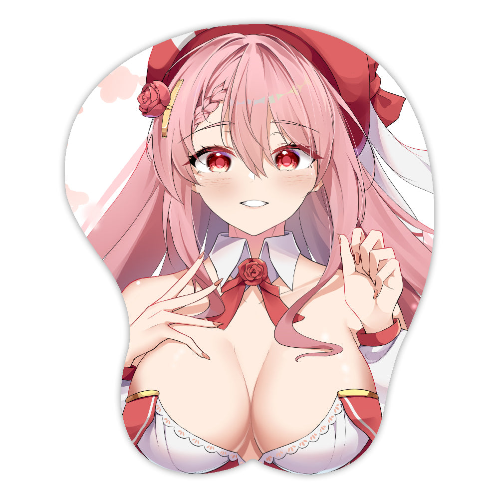 Hanami Momo Sakura Momo 3D Mousepad