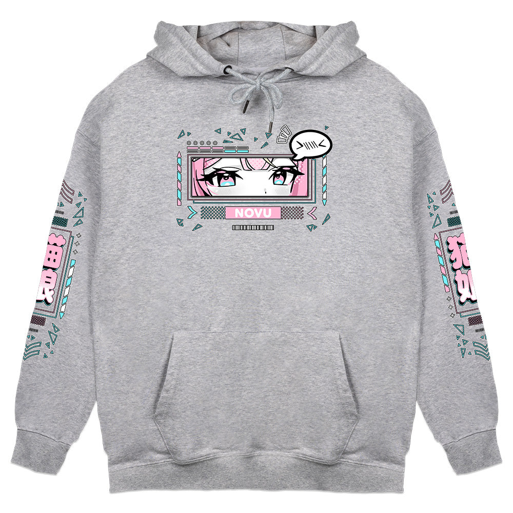 novuvt "Fluorescence" Hoodie - Heather Gray