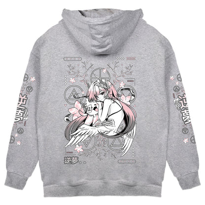 cheriyfu "Sakayume" Gray Hoodie