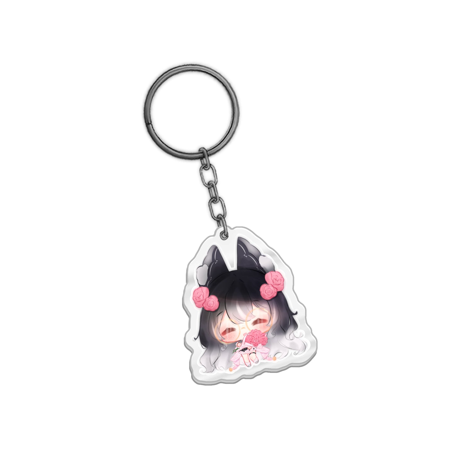 hellorosiee "Pocket Rosie" Acrylic Keychain