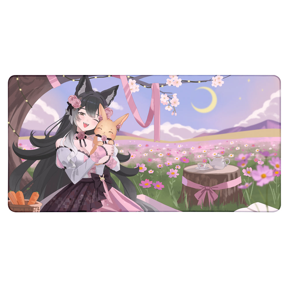 hellorosiee "Rosie & Rosebunny" XXL Mousepad