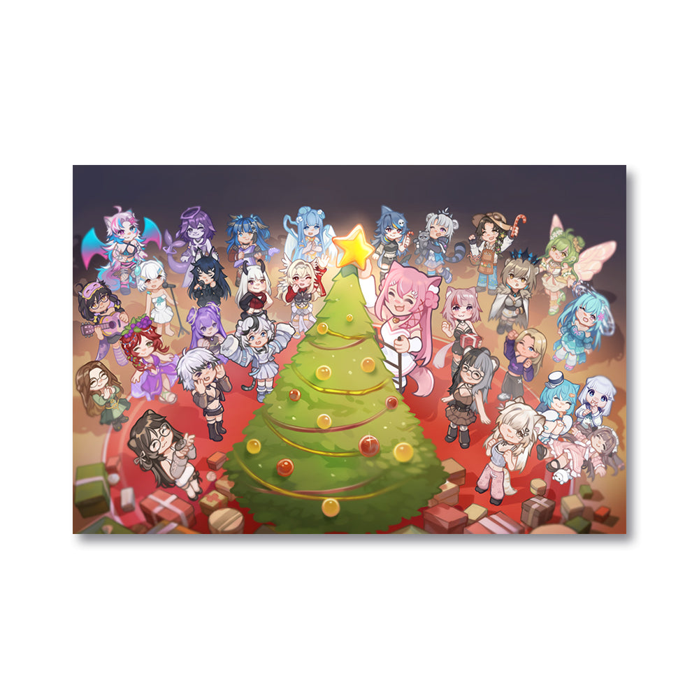A Very Hime Christmas Postcard