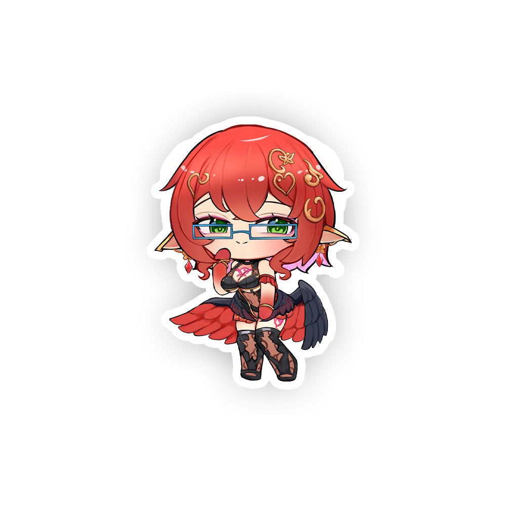 Himikomio Bashful (Glasses) Sticker