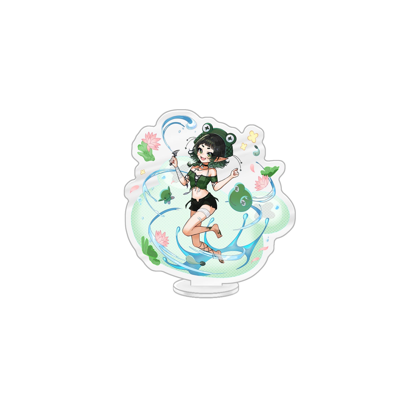 Hina Gabu "Frog and Frolic" Acrylic Standee