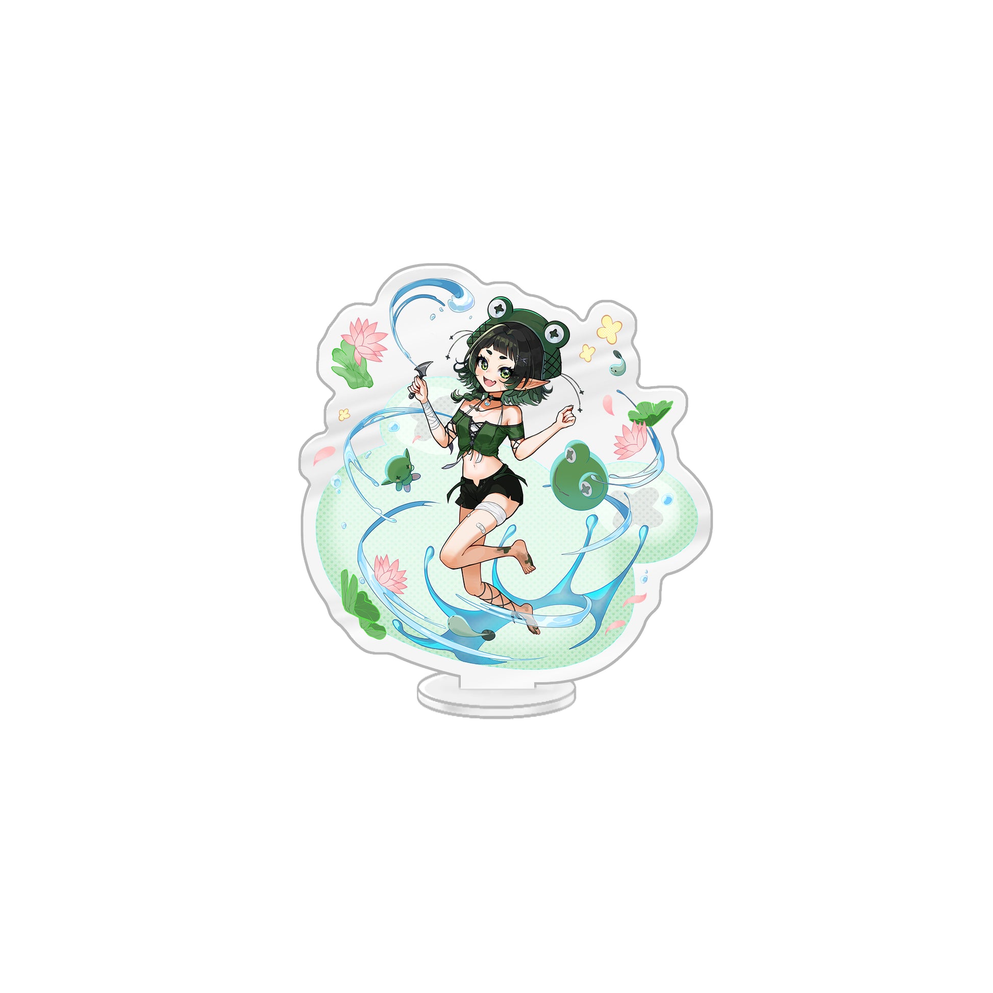 Hina Gabu "Frog and Frolic" Acrylic Standee