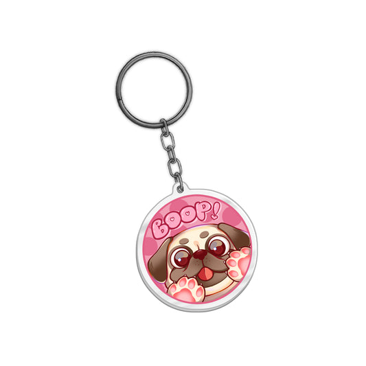 HiyoCafe "Ella Boop" Acrylic Keychain