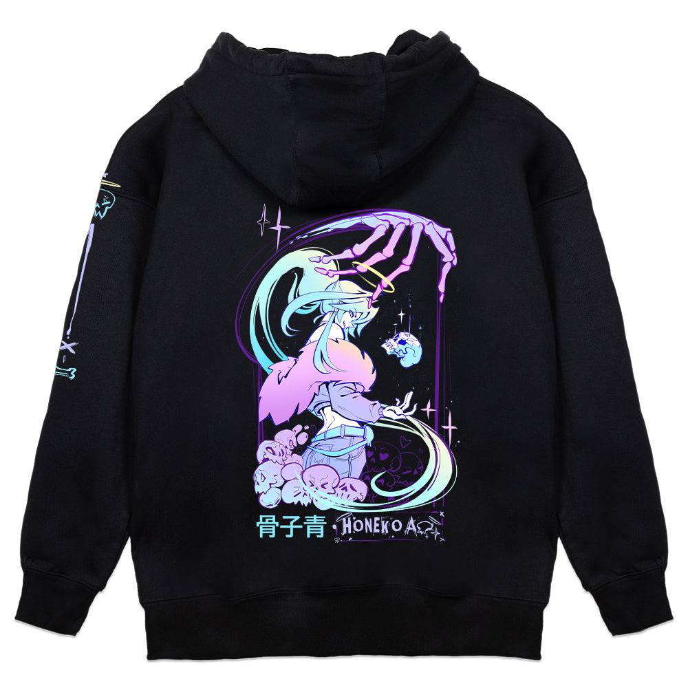 HonekoAo Skull and Bones Hoodie