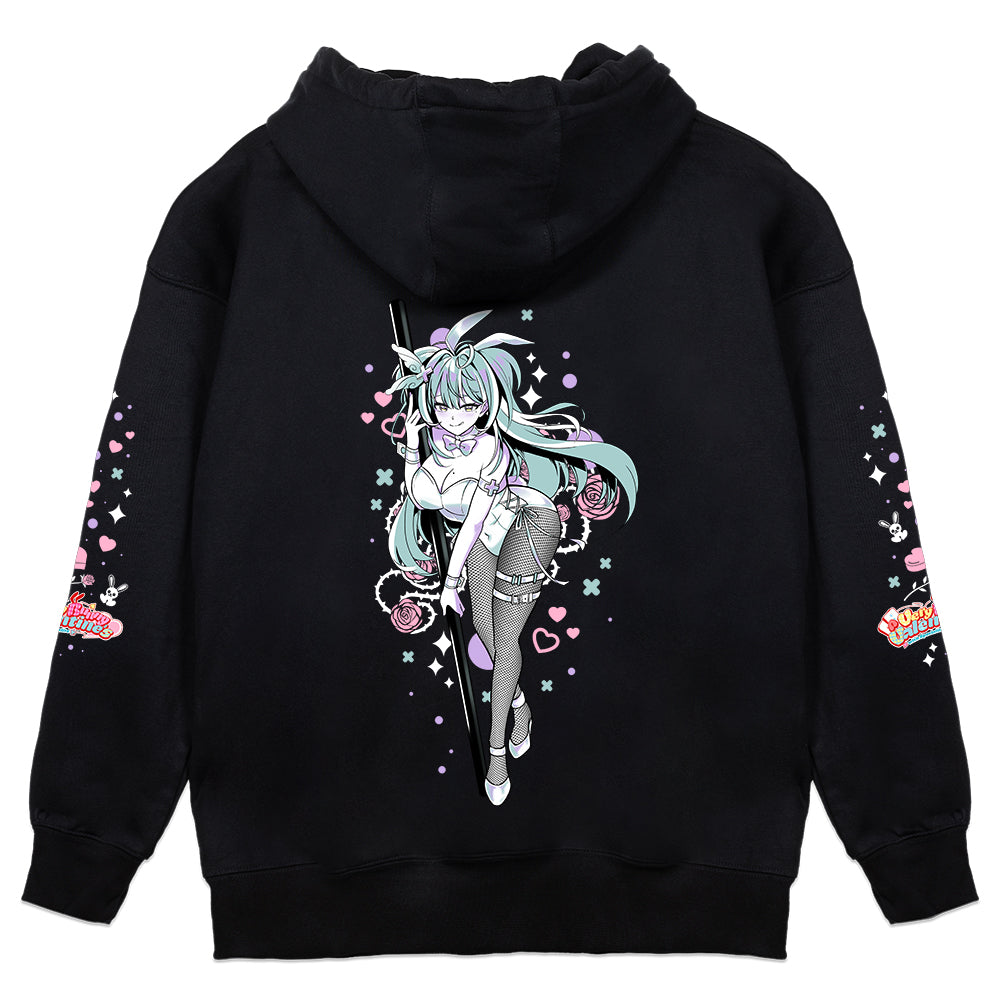 Bluebell.EVE "Very Bunny Valentine's" Hoodie - Black