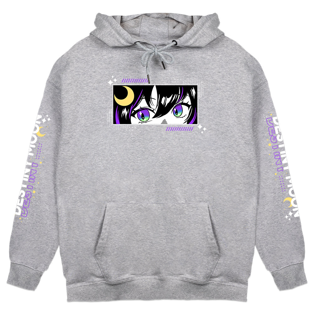 Destiny Moon Heather Gray Hoodie
