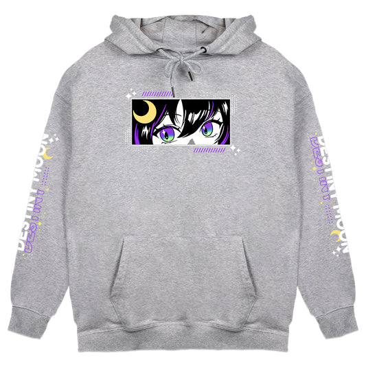 Destiny Moon Heather Gray Hoodie