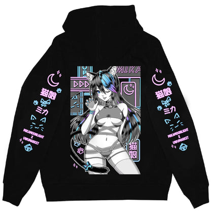 MikaMoonlight Neon Vibes Hoodie