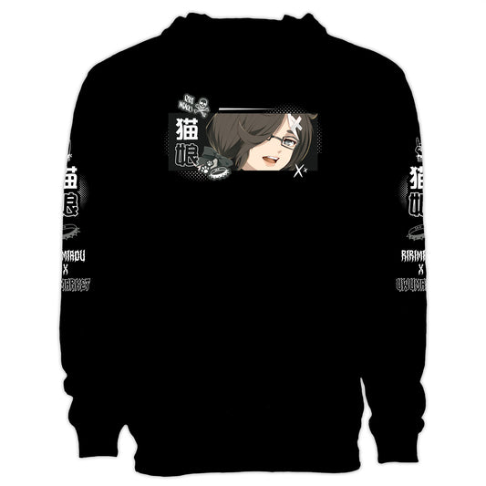Riri Miaou Cat Metal Hoodie