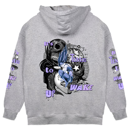 Joxxy "Wake Up" Gray Hoodie