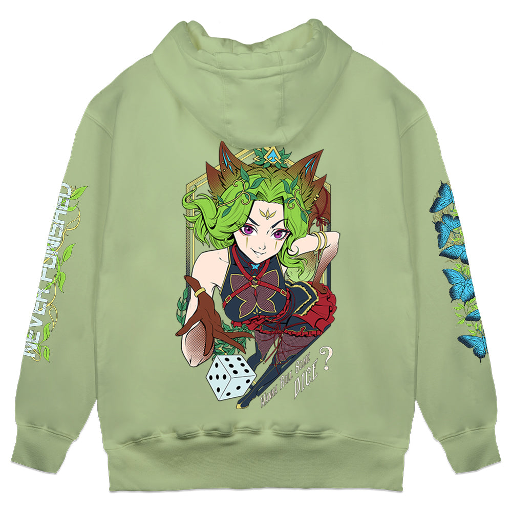 Gremlin Mae "Never Punished" Green Hoodie