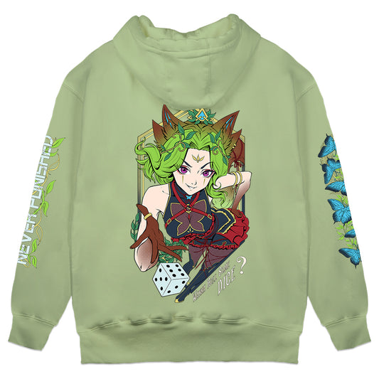 Gremlin Mae "Never Punished" Green Hoodie