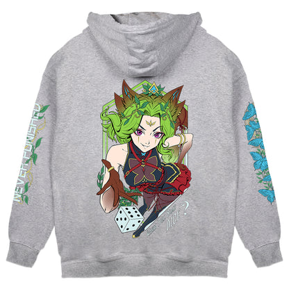 Gremlin Mae "Never Punished" Gray Hoodie