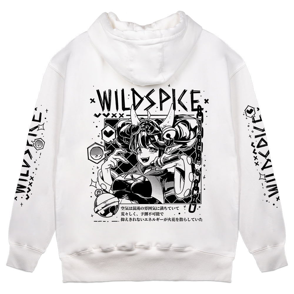 WildSpice 'Hole Queen' White Hoodie