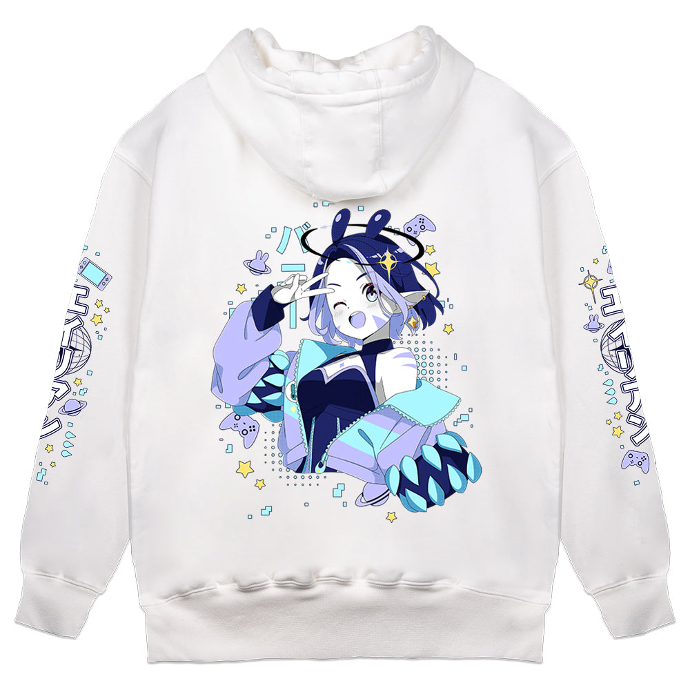 Poko Bun "Peace" Hoodie - White