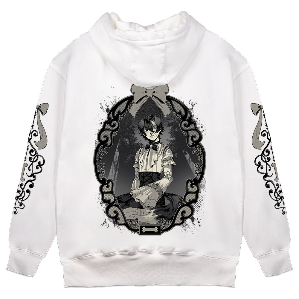 pxppycorpse "Portrait" Hoodie - White