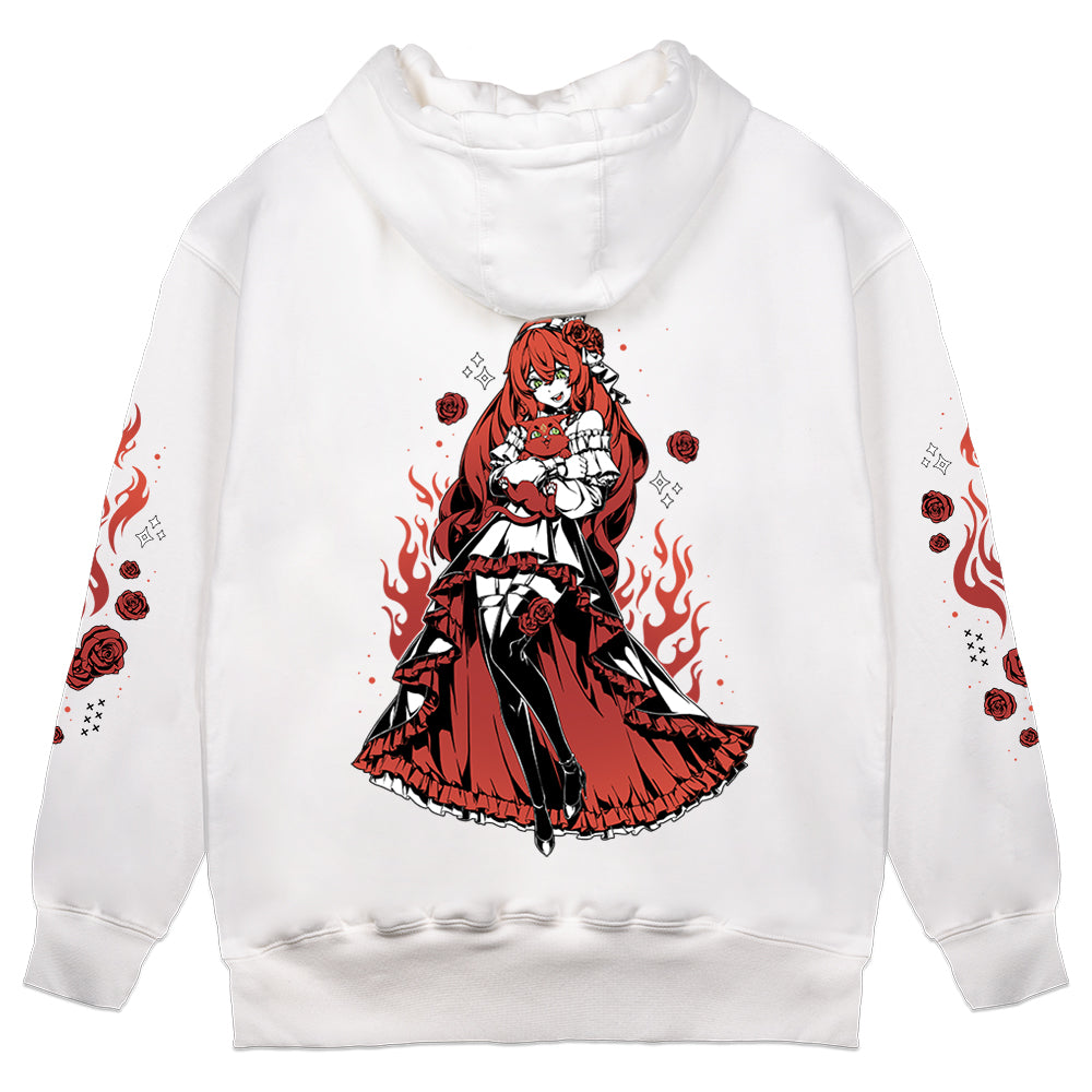 Ember Paradox Heatwave Hoodie - White