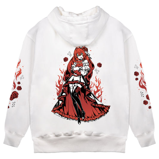 Ember Paradox Heatwave Hoodie - White