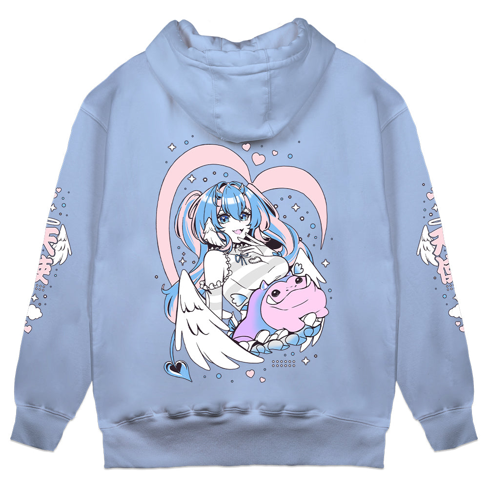 Angelbitez "The Angel & The Nom" Light Blue Hoodie