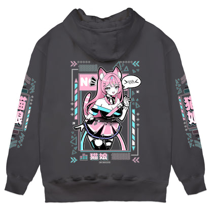 novuvt "Fluorescence" Hoodie - Charcoal