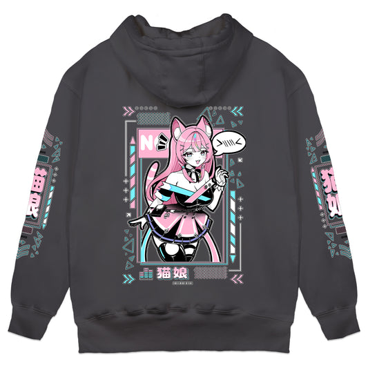 novuvt "Fluorescence" Hoodie - Charcoal